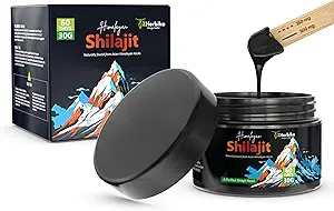 Pure Himalayan Shilajit Resin - 300 mg High Potency for Men & Women | 75% + Fulvic Acid | 85+ Trace Minerals | 60 Servings for Immune Support & Energy Boost.