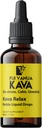 Fiji Vanua Kava Relax™, Pure Kava Kava Supplement with Soothing Properties, Infused with California Poppy, Hops, Skullcap & Passionflower, Liquid Drops to Calm and Unwind