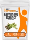 BulkSupplements.com Asperges Extract Poeder - Kruidensupplement, Shatavari Poeder - Glutenvrij, 2g per portie, 250g (8.8 oz) (verpakking van 1)