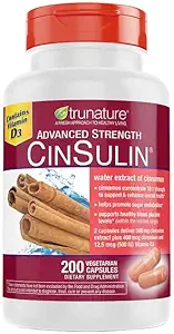 OProCyn Tru Nature C insuline Advanced Strength Cinnamon Extract 500mg, 200 Vegetarische Capsules