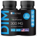 EFFECTE NUTRA Dim Supplement 300 mg met BioPerine - Extra sterkte Estrogeen Blocker voor mannen en vrouwen - Hormone & Metabolisme Ondersteuning - 4 maanden levering
