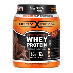 Body Fortress Super Advanced Whey Protein, Chocolate, 1.78 lbs