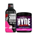 PROSUPPS L-Carnitine 3000 Stimulant Free Liquid Shots (31 Servings, Dragon Fruit) en Mr. Hyde Signature Series Pre-workout Energy Powdered Drink (30 Serves, Pixie Dust) Bundel