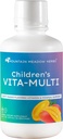 Mountain Meadow Kruiden Kinderen Vita-Multi: Blended Vitamine & Mineraal Supplement - Fast Absorbing Liquid Kids Vitaminen met Fruit, Groenen, en Eye-Protecting Lutein (16 oz.)