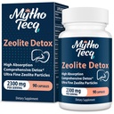 2300 MG Zeoliet Detox Capsules - Actieve Charcoal & Bentonite Clay, Zeer Absorbeerbare Volledige Lichaam, Lever & Gut Cleanse, Zeoliet Clinoptiloliet(90 Capsules)