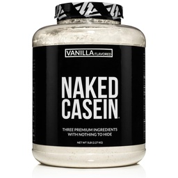NAKED Caseïne - Vanille Micellar Caseïne Proteïne - 5 pond Bulk, GGO-vrij, glutenvrij, sojavrij, conserveringsvrij - Stimuleren spiergroei - Verbeteren herstel - 61 porties