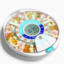 Opgewaardeerde automatische pildispenser voor ouderen met alarm: Smart Pill dispenser Machine met 28-slot, Mix-Proof Tech & XL LCD, verbeterde duurzaamheid voor dagelijkse geneeskunde beheer