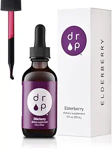 Vlierbessen vloeibare druppels met vitamine C 