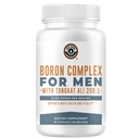 Boron Supplement voor mannen met Tongkat Ali - Vitamine D3, Zink Picolinaat 30mg, Longjack Tongkat Ali voor mannen - Boron Citraat 10mg voor mannen gezondheid - Niet GGO, Glutenvrij, Geen Allergenen - 60 Tellen
