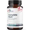 Designs for Health DFH Complete Multi - Uitgebreide Multi Vitamine + Mineraal Supplement met Folaat, 1000 IE Vitamine D, Immuun Ondersteuning Vitaminen - Multivitamine zonder Koper, Geen IJzer (120 Capsules)
