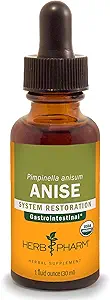Herb Pharm Certified Organic Anise Liquid Extract for Digestive Support, 1 Fl Oz (pack van 1) 1 Fl Oz