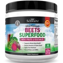 Beetwortelpoeder - Beet Superfood Supplement met Vitamine C Plus Biologische Antioxidant Rijk Rode Fruit en Groenten - Verhoogt uithoudingsvermogen en natuurlijke energieniveaus - 30 porties - Verpakking mei Vary