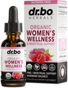Hormone Balance voor vrouwen & PMS Relief - Vrouwen Wellness Biologische Hormonale Balance Supplementen Liquid Drops & Menstrual Cramp Periode Ondersteuning - Raspberry Leaf, Chasteberry, Black Cohosh Supplement 1 Oz