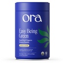 Ora Organic Greens Powder - Veganistisch, Glutenvrij, Biologische Super Greens Drank voor energie en ontgifting . . Antioxidanten & Adaptogene Kruiden . . 20+ Superfood Greens Blend - Citrus smaak, 30 Serves