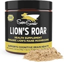 Super Snouts Lion's Roar Lion's Mane Mushroom Supplement voor honden en katten, 2.64oz - Made in USA Organic Lions Mane for Cognitive Function and Brain Health