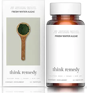 Fresh Water Algen Capsules - Chlorella Spirulina Pillen voor Ontgifting - Krachtige Chlorofyl - Biologische Poeder Supplement - 60 Capsules - Optimale 50/50 Blend