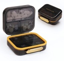 Bexeen Medicine Pillen Organisator Travel Cute Pillen Container Kleine pil Box voor Purse Mini Pillen Case Portable Vitamine houder Organisator Compact Travel Grootte Medicatie Dagelijkse Pocket Pharmacy voor Supplement