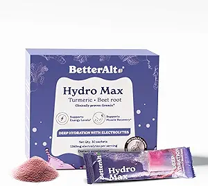 Beter Alt Hydromax Snelle Hydration Electrolyte Poeder Paketten, Sour Candy, Hydration Drink met Quick Absorbtion, 30 Single-Serving Powder Packets