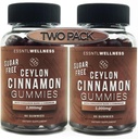 Ceylon Cinnamon Suikervrije Gummies, (120ct 2.000mg/Serving) Gezamenlijke ondersteuning, Antioxidant, Heerlijke Suiker Vrij Apple Pie Gummies, Vegan en Glutenvrij