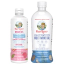 MaryRuth's Women's Multivitamine + Hair Growth Liposomal (Peach) & Liquid Nighttime Multimineral (Coconut, 15oz) 
