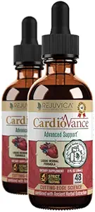 Rejuvica Health CardioVance - Heart Support Supplement - Liquid Delivery for Better Absorption - Hawthorne, Hibiscus, Arjuna, Olive Leaf & More!