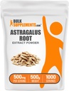 BulkSupplements.com Astragalus Extract Powder - Astragalus Root Powder, Herbal Supplement - Vegan & Glutenvrij, 500mg per portie, 500g (1.1 lbs) (verpakking van 1)