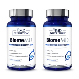 1MD Nutrition BiomeMD Probiotica 62 Miljard CFUs, 15 Comprehensive Strains - Pro & Prebiotics 
