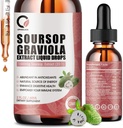 Soursop Graviola Liquid Drops - Soursop Extract Plus Sea Moss, Soursop Bitters Liquid for Cell Regeneratie, Immune Boost, Relax, Antioxidant, Energy - 2 Fl Oz