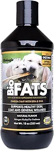 BiologicVET BioFATS - Bevat Omega's 3, 6 & 9 - met EPA, DHA & ALA - voor hond en kat - huid en gezamenlijke gezondheidsondersteuning - Inclusief vis, vlaszaad en olijfolie - 12 fl. oz.