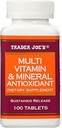 Multivitamine & Mineraal Antioxidant 100 tabletten van Trader Joe