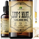 Lion's Mane Extract 4 fl oz Liquid – Natural Mushroom Supplement Tincture for Brain, Memory, Mental Clarity & Focus – Immune Support – High Potency Formula – 90-Day Supply