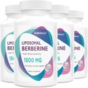 Liposomal Berberine Supplement 1500mg - Hoge biologische beschikbaarheid Berberine HCL Capsules for Women and Men, AMPK Activator for Cardiovascular Health, Sugar-Free, Non-GMO,240 Softgels