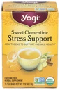 Yogi Tea Organic Sweet Clementine Stress Support Supplement, 16 Count