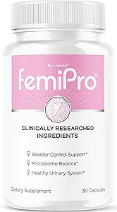 LIVORKA FemiPro Bladder Control Pillen - Originele FemiPro Capsules, Femi Pro Bladder Control Support Supplement, Probitic FemiPro Pillen voor algemene gezondheid en welzijn Reviews, 30 capsules voor 1 maand