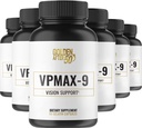 Golden After 50 VpMax-9 - Sight Care en Antioxidant Supplement met Oogvitaminen, Luteïne, Lycopeen en Bosbes Extract - 6 Flessen