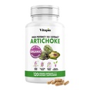 Vitapia Organic Artichoke Extract Supplement - Lever Reiniging Detox & Reparatie, Lever Gezondheid, Digestie, Antioxidant Ondersteuning - 120 Vegan Capsules, Niet GGO, Glutenvrij