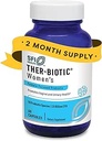 SFI Health Klaire Labs Ther-Biotic Women's - Vaginale Probiotica voor vrouwen - Ondersteuning gezonde zure vaginale pH-balans & Comfort - 25b CFU Lactobacillus & Bifidobacterium, hypoallergeen (60 capsules)