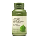 GNC Herbal Plus Ginkgo Biloba 60mg supplement, vegetarisch, ondersteunt geestelijke scherpte, 100 porties
