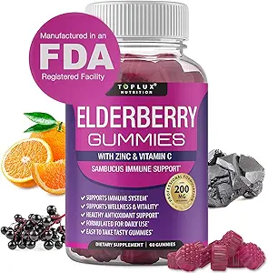 Vlierbessen Gummies met zink en vitamine C 