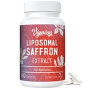 Saffraansupplementen - 100% Pure Saffron Extract 88.5 mg, Maximale Absorptie, Betere Biobeschikbaarheid, Liposomale Supplementen voor Mood, Focus & Vision - 60 Vegan Capsules, Made in USA