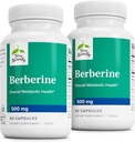 Terry natuurlijk Berberine - Dieetsupplement met Berberine - Liver Health Supplement for Metabolisme Support - Joint Health Support for Men & Women - 60 Capsules (pack of 2)