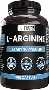 Pure originele ingrediënten L-Arginine (730 capsules) Geen Magnesium of rijst Fillers, altijd zuiver, lab geverifieerd