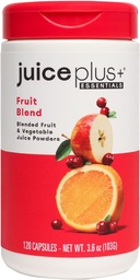 JuicePlus+ Fruit Blend: Plant-Based Whole Food Supplement with Apple, Peach, Cranberry, & More! - Veganistisch, Glutenvrije, niet-GMO, Kosher - Verpakt met plantaardige vitamines - 1 fles (60 porties)
