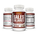 Germa Bile Zouten Natuurlijke Dieetsupplement, voor Lever Ondersteuning / Verkoop Biliares Supplemento Dietico Natural, Ayuda Higado 30 Tabs