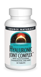 Bron Naturals Hyaluronic Joint Complex with Glucosamine, Chondroitin & MSM - 30 Tablets