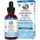 MARYRUTH'S Organics Kids Probiotic Liquid Drops | USDA Organic Probiotics for Digestive Health | Ages 4+ Gut Health & Immune Support Supplement | Overall Health | Vegan | Non-GMO | 1 Fl Oz