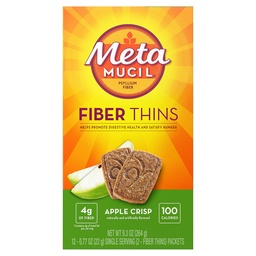 Metamucil Fiber Wafers Apple Crisp 24 Elk (pakket van 5)