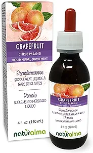 Naturalma Grapefruit (Citrus paradisi) Zaad Alcoholvrije tinctuur - verrijkt met vitamine C - 4 fl oz Liquid Extract in druppels - Kruidensupplement - Veganistisch