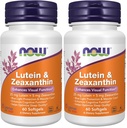 NOW Supplements, Lutein & Zeaxanthin with 25 mg Lutein and 5 mg Zeaxanthin, 60 Softgels (Pack of 2)