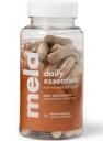 Mela Daily Essentials Multivitamine voor gemelaneerde vrouwen - High-Dose Vitamine D3 en B12, Probiotica, Lion's Mane, Ceylon Cinnamon - Vegan, Glutenvrij, Non-GMO, 30 dagen levering (60 capsules)